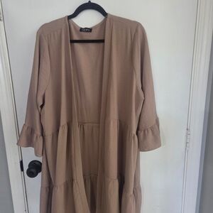 Chic Soul Tan Cardigan